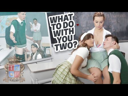 Dorky Boy Josh Has A Humungous Punch On Selina , His Jaw-dropping Schoolmate Who Doesn