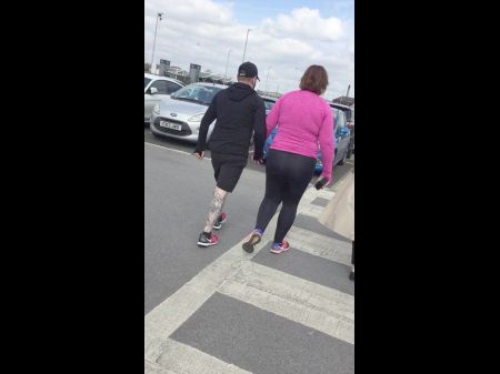 Large Butt Off To The Gym (wowzer)
