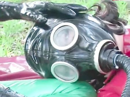 Outdoor Gas Mask Spandex Lesbos