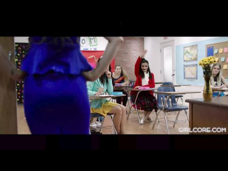& Georgia Jones Penalize Bratty College Girls