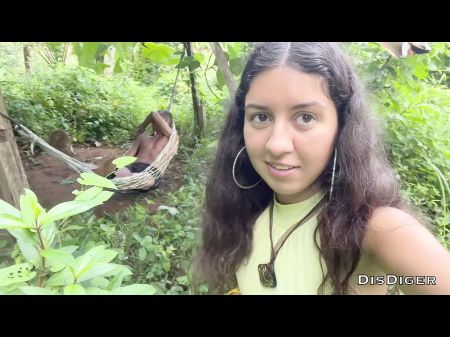the gal got lost in the jungle and stumbled upon a savage who ravaged her