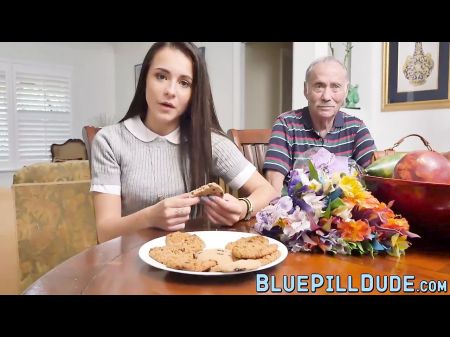 Hot Butt Teenage With Tattoos Railing That Elderly Schlong Of Gentlemen