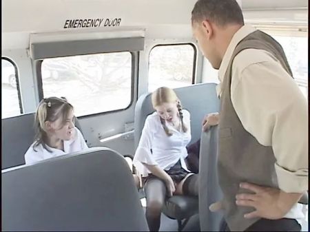 2 Youthful Honeys Are Fucking A Friend In The Backseat Of His Car