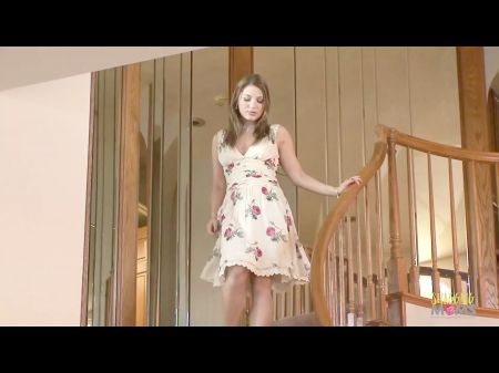 When Her Husband Is Out Of Town , The Dark Haired Housewife