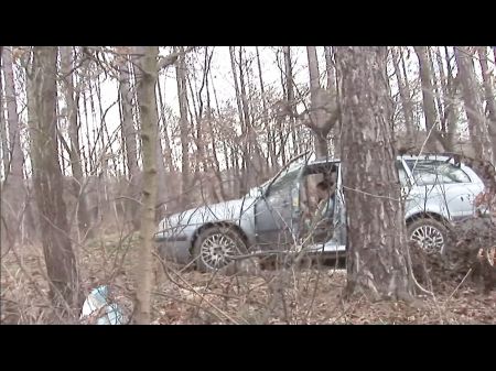 Czech Stepparent Nataly Lancaster Gets A Rough Ass Fucking Nail In Her Car