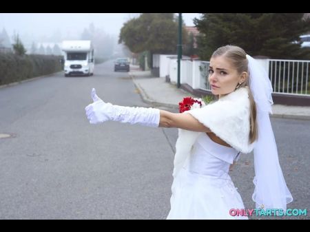 Shock Content Beautiful Bride Bangs Random Van Driver On Marriage Day