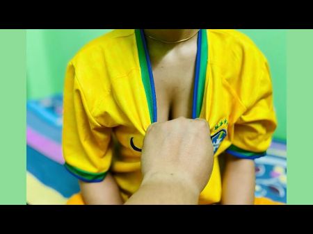 Cute Stunning Bhabhi Playing With Cooter Pulverized Crude By Neighbor
