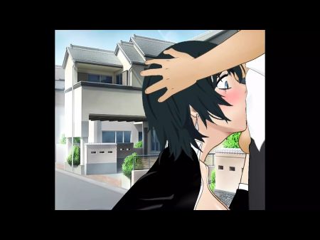 Himeno Tied Up On A Street Pillar For Submissive Messy Throatfucking