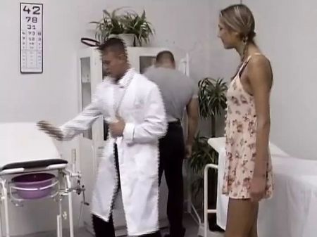 A Tremendous German Chick Gets Her Taut Fuckholes Fucked By 2 Doctors