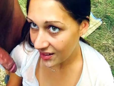 Ultra-cute German Teenage Pulverized By An Aged Stud Outside