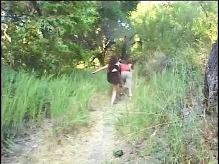 Jaw-dropping Honeys Enjoy Getting Drilled Outdoors In A Threesome