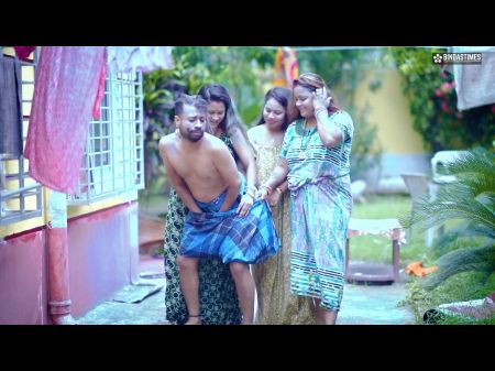 3 Naughty Bhabhi Torn Up By An Indian Dudhwala When Their Spouse Not At Home ( Total Hindi Tape )