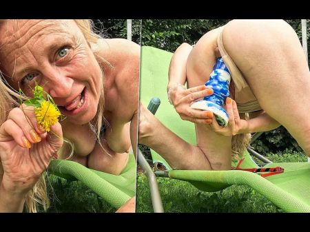 Mega Dildo In My Mini-rosebud Vagina