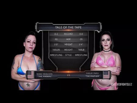 Vs Shelby Paris In Tough Lesbo Fuckfest Fighting