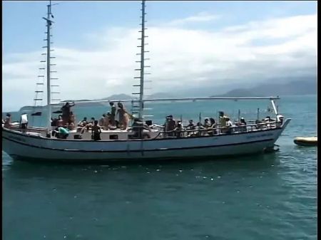 Cool Babes Get Indeed Naughty While Having Joy On A Boat Party