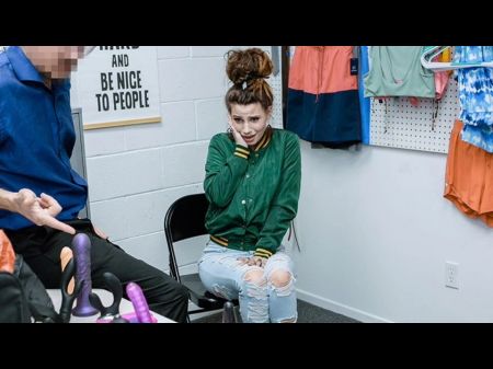 Ebony Friday Thief Caught Stealing Fucky-fucky Toys Gets Punished By Officer - Shoplyfter