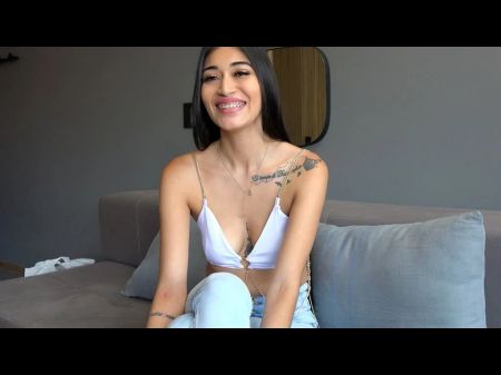 Bony Colombian Black-haired Bombshell Auditions For Ideal Cunt To Tear Up And Wins