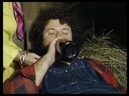 Superior Antique Gay-for-pay Hairy Man Getting Blown In The Barn