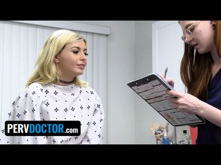 Freak Doctor - Young Blonde Stunner With Excessive Masturbation Sickness Gets A Utter Vaginal Exam - Up