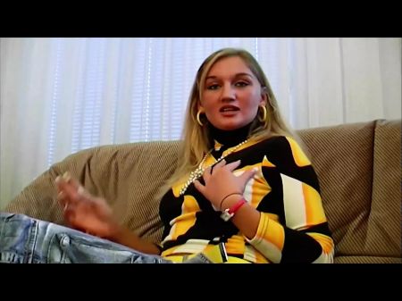 Lovely Fair Haired Stunner From Germany Gets Splashed By A Heavy Schlong