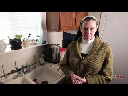 Auntjudysxxx - Mischievous Super-naughty Aged Nun Autumn Bangs The Handyman