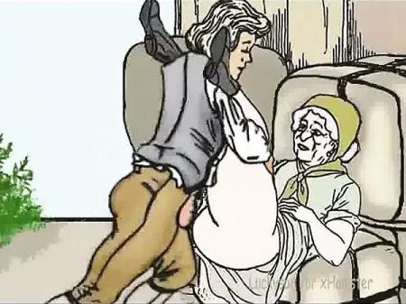 Guy Bangs Grandma On The Bales ! Pornography Animation