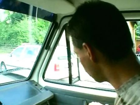 Heavy Middle-aged Lady From Germany Giving Head A Robust Bone In The Back Of The Van