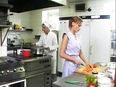 A Slender German Dame Gets Dirty And Boned By A Ultra-kinky Chef