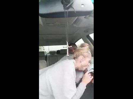 Fair Haired Worn Gives Bbc Dt In Car