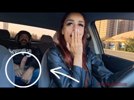 Nasty App Driver Catches Passenger Wanking Behind . And Now???