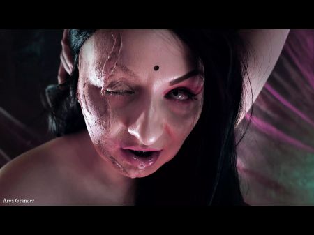 Curvy Passionate Mummy - Evil Witch Solo Vag Onanism And Piss Peeing ( Arya Grander) Free Porno