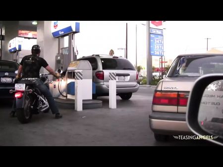 After Long Hard-core Fucky-fucky The Blonde Biker Gal With Tats Luvs A Sticky Facial