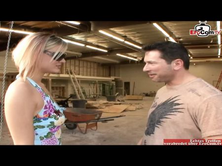 Puss Cumshot For The Blonde Nymph With Natural Titties