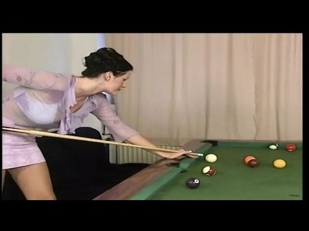 Triple Sex Double Drilled Butt Fucking Triple Sex In The Pool Table