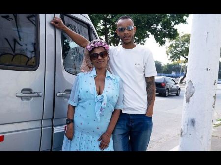 Ebony Granny Big Black Cock Asss Plumbed While Driving